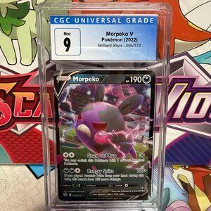 Pokemon Morpeko V 095/172 Holo - Brilliant Stars - CGC 9